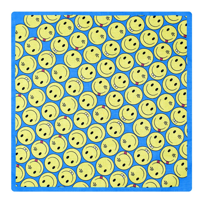 Smileys on a Light Blue Background Bandana Smileys on a Light Blue Background Bandana
