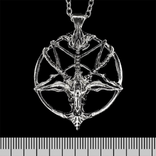 Pentagram (Steel Baphomet) Pendant