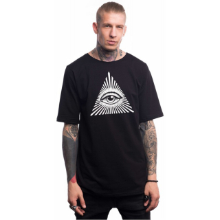 Urbanist Eye Illuminati (Black) Long T-Shirt