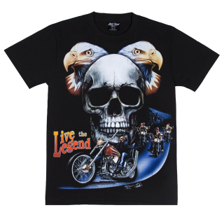 Live the Legend (Skull and Eagles) T-Shirt