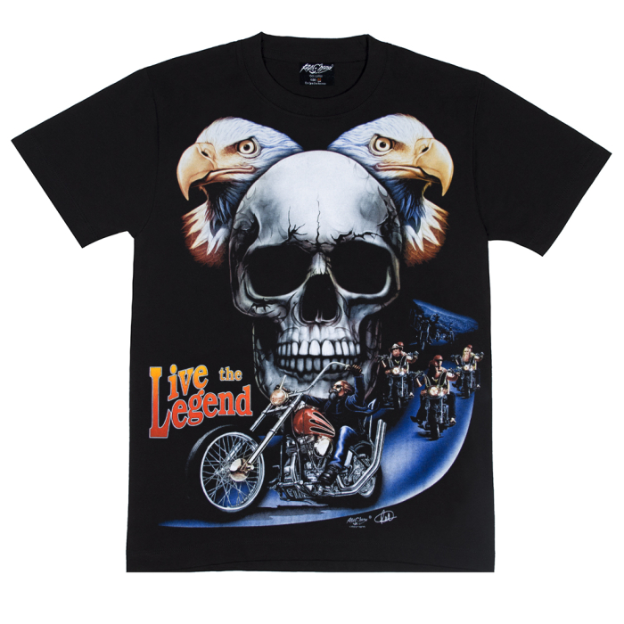 Live the Legend (Skull and Eagles) T-Shirt