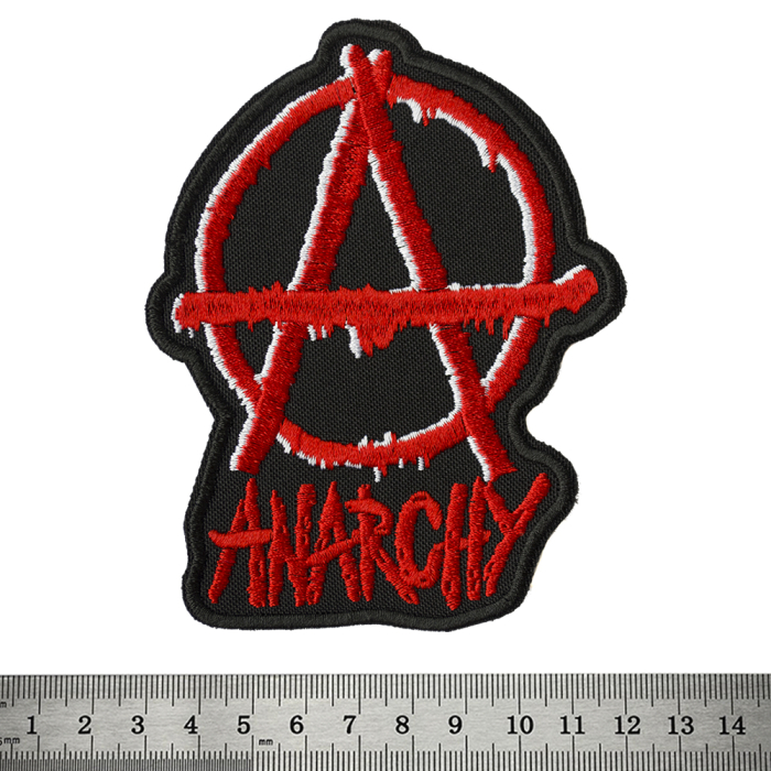 Anarchy (Black Background) Embroidered Patch