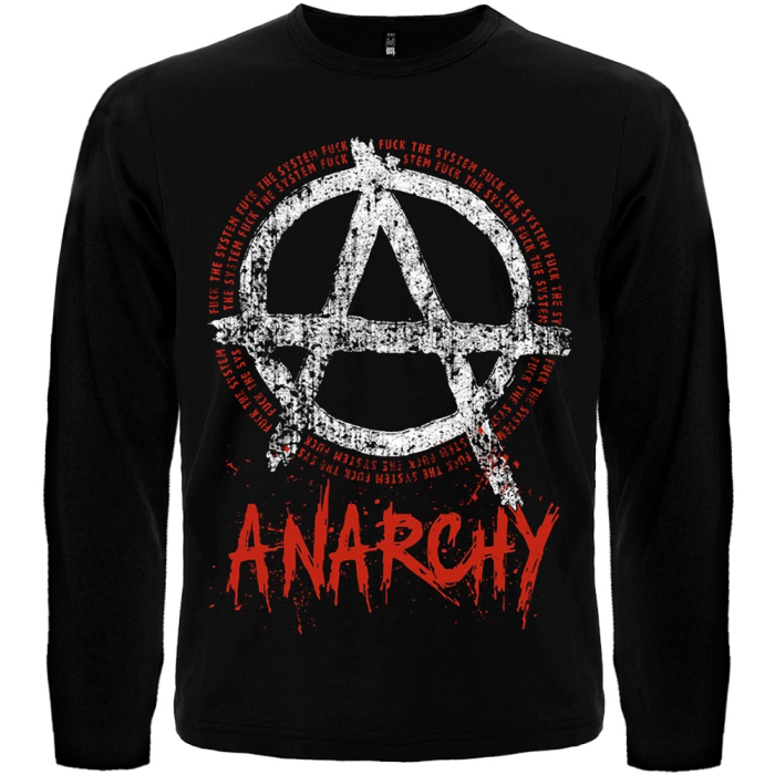 Anarchy "Fuck the System" Long Sleeve T-Shirt