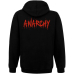 Anarchy "Fuck the System" Kangaroo Pocket Hoodie with a Zipper