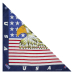 Usa Flag with Eagle Bandana