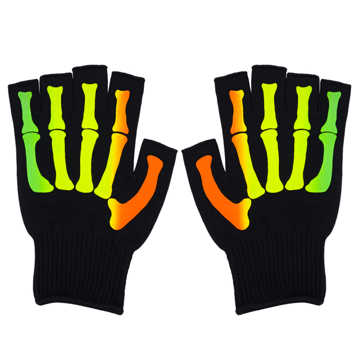 Skeleton Bone (Rainbow) Gloves