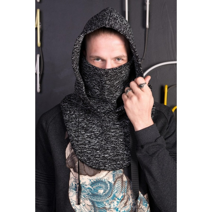 Textural (Black and White) Hood Buff