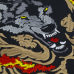 Wolf (Fiery Skull) Back Embroidered Patch