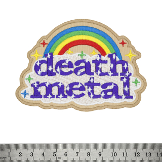 Death Metal (Rainbow) Embroidered Patch