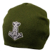 Thor's Hammer (Runes) Olive Hat with Embroidery