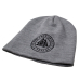 Valknut in a Runic Circle, Gray Hat with Embroidery