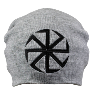 Kolovrat, Gray Hat with Embroidery