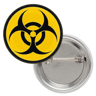Biohazard (Yellow) Badge