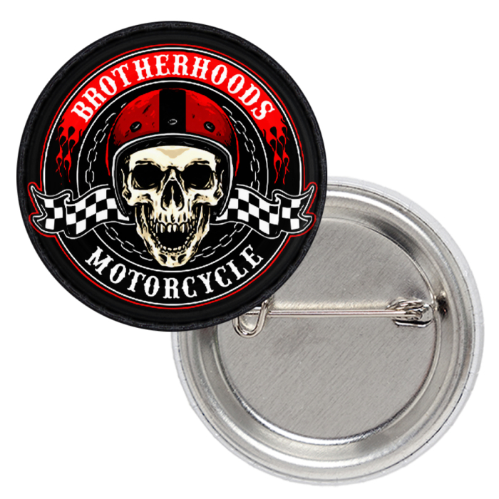 Brotherhoods Motorcycle Badge