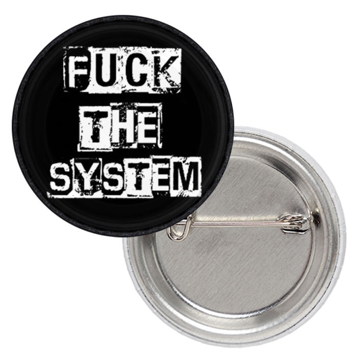 Fuck the System (Anonymous) Badge