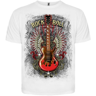 Rock'n'Roll (Guitar) White T-Shirt