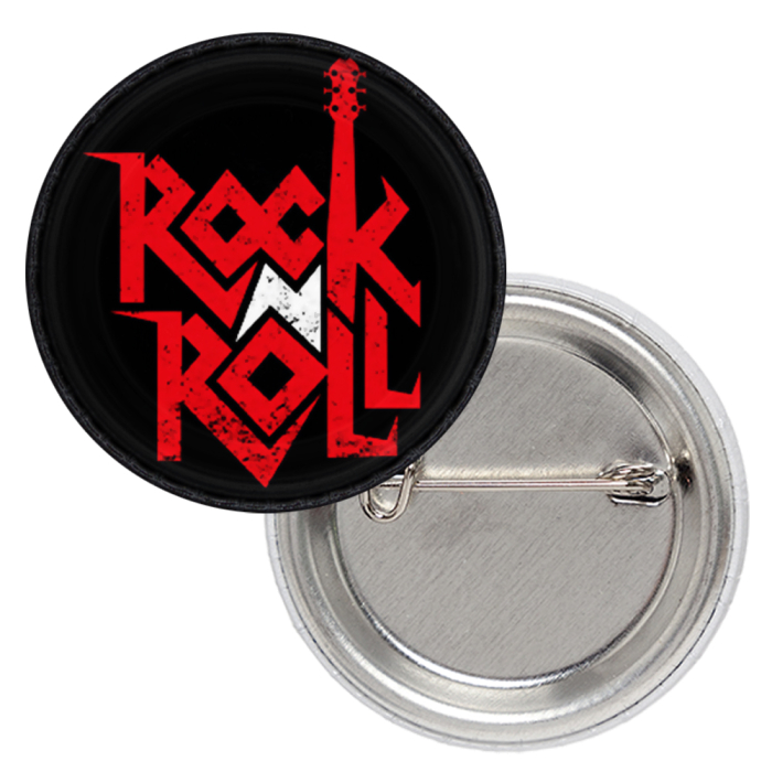 Rock'n'Roll (Red Logo) Badge