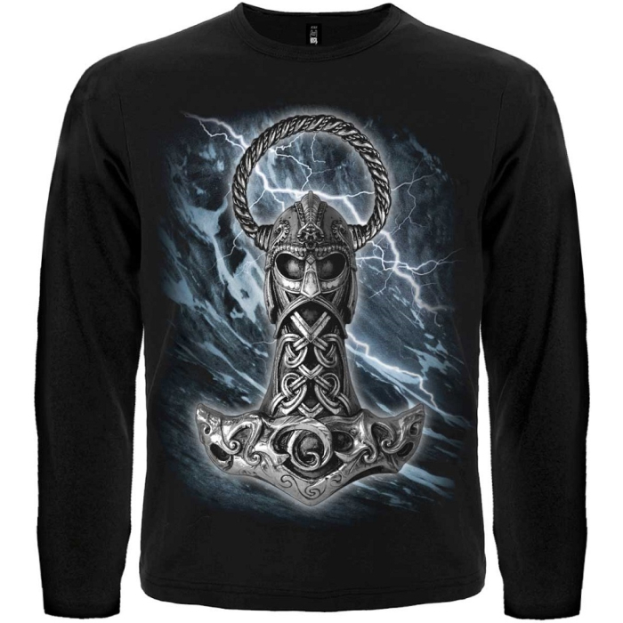 Thor's Hammer (Triquetra) Long Sleeve T-Shirt