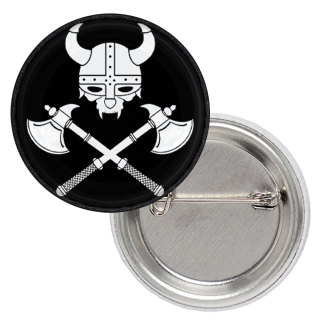 Viking (Helmet with Axes) Badge
