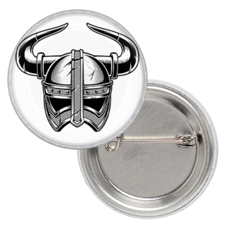 Helmet with Horns (Viking) Badge