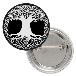 Tree of Life (Black Background) Badge