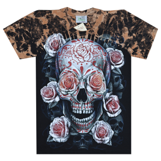 Big Skull with Roses T-Shirt