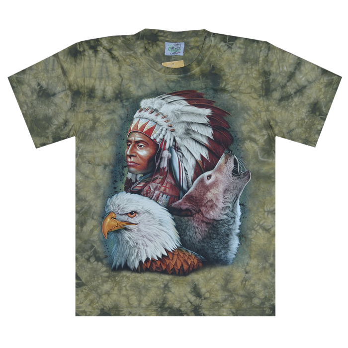 Indian (Eagle and Wolf) T-Shirt