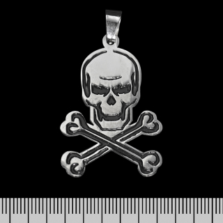 Danger Skull (ptsb-013) Figured Pendant