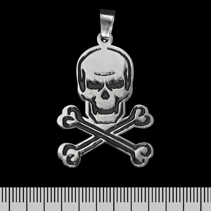 Danger Skull (ptsb-013) Figured Pendant