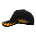 Lone Wolf, No Club (Orange) Embroidered Baseball Cap