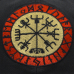 Vegvisir (Vegvisir in a Runic Circle) RW Baseball Cap