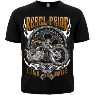 Rebel Pride - Live To Ride T-Shirt