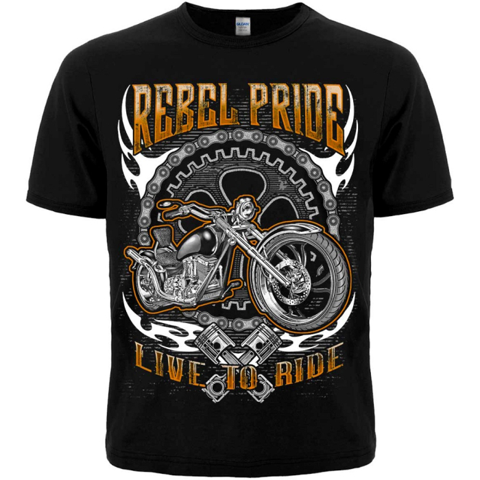 Rebel Pride - Live To Ride T-Shirt