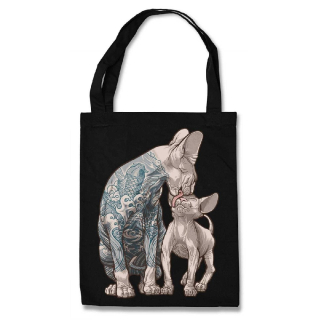 Urbanist Tattoo Cats Eco Tote Bag