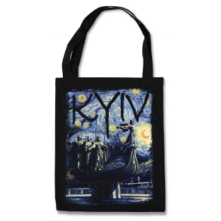 Urbanist Van Gogh The Starry Night in Kyiv (KYIV) Eco Tote Bag