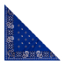 Turkish pattern on Blue Background Bandana