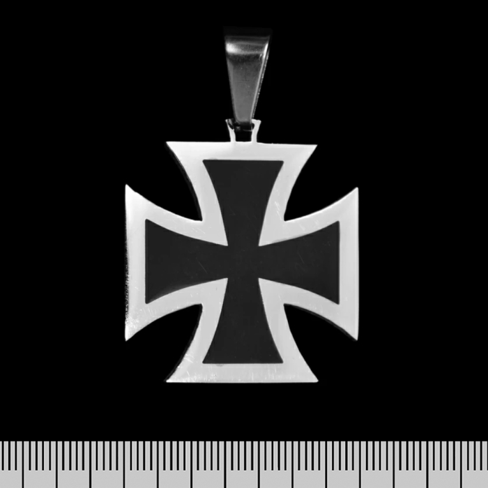 Iron Cross (medium) (ptsb-158) Shaped Pendant