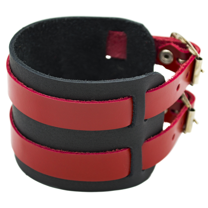 Wristband with two red straps #44