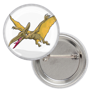 Pterodactyl (Pterodactyl colored) Badge
