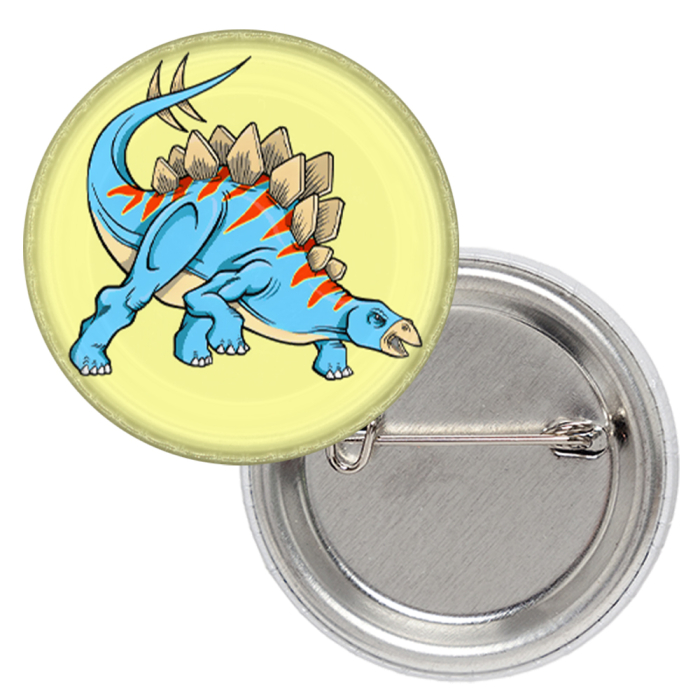 Stegosaurus (Stegosaurus blue) Badge
