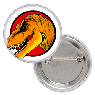 Tyrannosaurus (T-Rex head) Badge