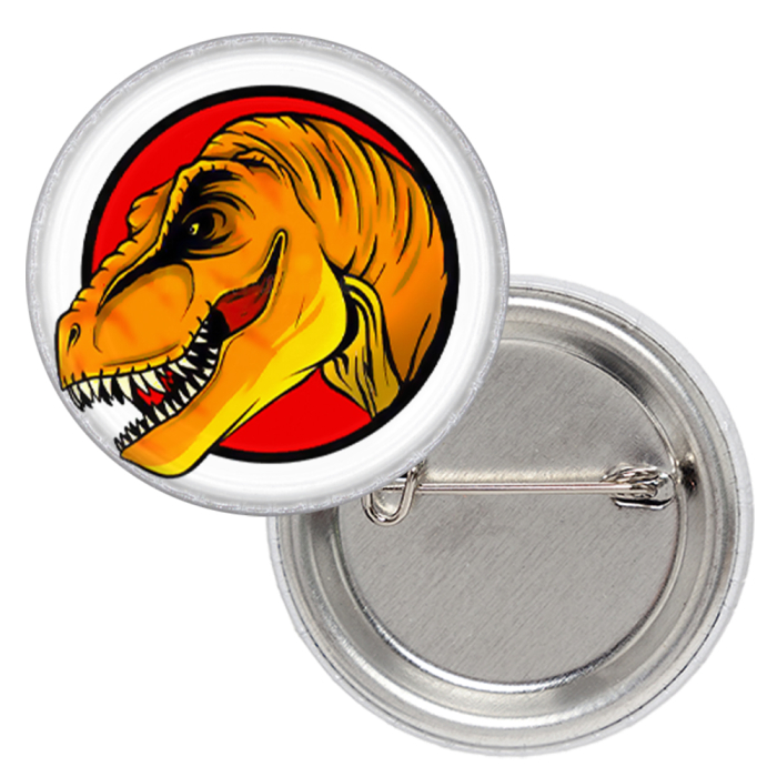 Tyrannosaurus (T-Rex head) Badge