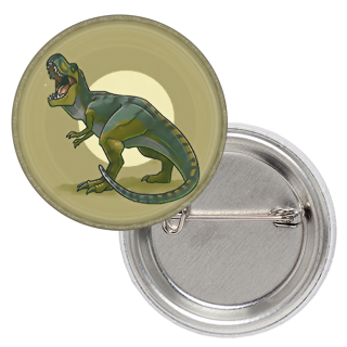 Tyrannosaurus (T-Rex sun) Badge