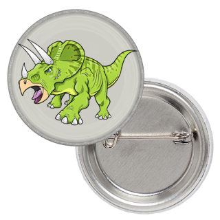 Triceratops (Triceratops colored) Badge
