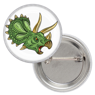 Triceratops (Triceratops head) Badge