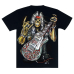 Skeleton with Les Paul guitar (3D, glows in the dark) T-Shirt