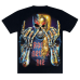 Skeleton with Tattoos (Rock Never Die) (3D, glows in the dark) T-Shirt