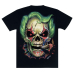 Joker Skull and Cigar (3D, glows in the dark) T-Shirt
