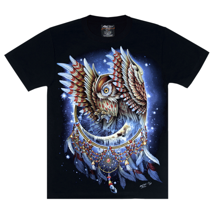 Owl (dreamcatcher) (glows in the dark) T-Shirt