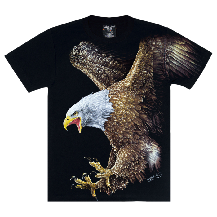 Bald Eagle (3D, glows in the dark) T-Shirt